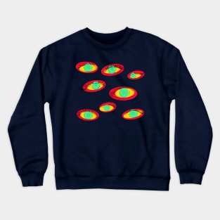 Line Artwork of Multiple Eyes 2 Crewneck Sweatshirt